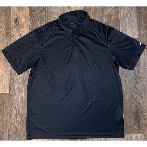 Nike Other - Nike Men's Dri-Fit Golf Polo Shirt Black Size XL